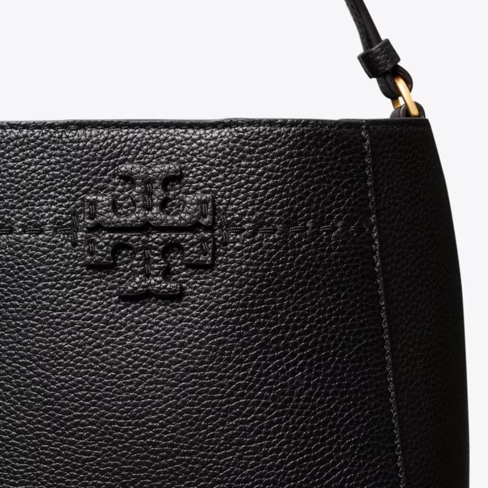 Tory Burch - Small McGraw Bucket Bag - Picture 8 of 11